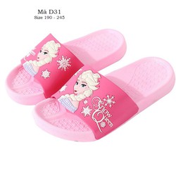 Dép công chúa Elsa Frozen cho bé gái 5 tuổi trở lên có size to cho mẹ siêu xinh D31 – D31