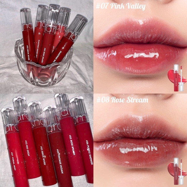 Son Môi Nước Siêu Lì Romand Glasting Water Tint