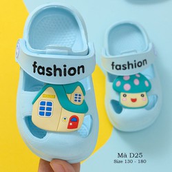 Dép bé trai – Dép sục siêu nhẹ cho bé trai và bé gái 1 – 4 tuổi D25 – D25XANH