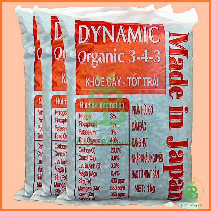 Phân hữu cơ Dynamic 3-4-3