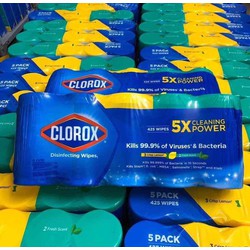 Khăn giấy ướt diệt khuẩn Clorox -85 miếng/hộp