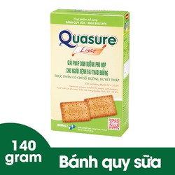 Bánh quy Quasure Light dành cho người bệnh tiểu đường - 140g, hương sữa