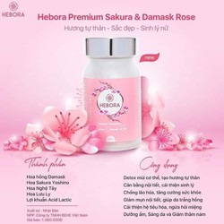 Viên uống thơm cơ thể Hebora Nhật – Phiên bản mới 2020