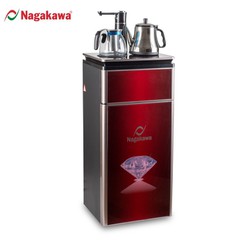 Cây nước nóng lạnh kết hợp với pha trà, cafe Nagakawa NAG0502 – Màu đỏ – Bảo hành 12 tháng – Hàng chính hãng – NAG0502