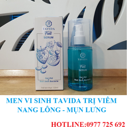 Men vi sinh Tavida trị viêm nang lông, mụn lưng Men vi sinh Tavida trị viêm nang lông, mụn lưng