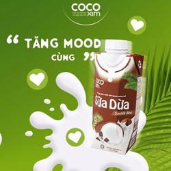 Sữa dừa chocola đen CoCoXim - Thùng 12 hộp 330ml