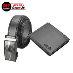 Combo thắt lưng nam , ví bóp nam Minh Tâm da cao cấp , thời trang nam , mẫu ngẫu nhiên – MT130Soc