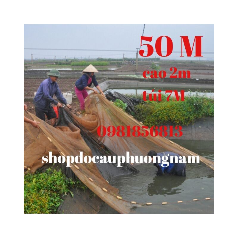Lưới Kéo Cá Quét Cá Vét Cá Ao Hồ Dài 50 Hàng Đặt Đặc Biệt – 1900112963
