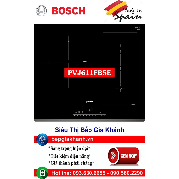 Bếp từ Bosch PVJ611FB5E