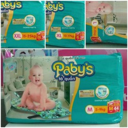 (trợ phí vận chuyển 15k)Bỉm Paby’s thạch thảo quần/dán S/M/L/XL/XXL – Paby’s