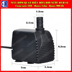 Máy bơm 16W quạt hơi nước
