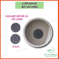 Tấm Nhựa Bịt Lỗ Chậu Cây - Chống Rò Rỉ Đất - Giúp Thoát Nước Thông Thoáng Khí