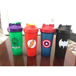 Bình Lắc Tập Gym Shaker Siêu Anh Hùng Dung Tích 750ml – BN: 06
