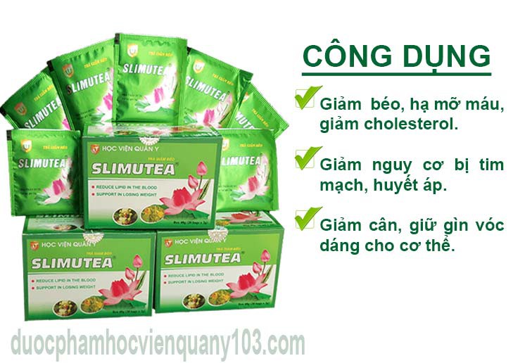 Công dụng trà slimutea hvqy