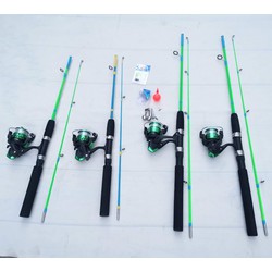 Bộ cần câu Daiwa mini 1m5 dành cho người mới tập -ĐỒ CÂU CÁ ĐỨC NGUYÊN – combominidaiwa1m51