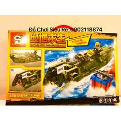 Đồ Chơi Trẻ Em Bộ Lắp Ráp Siêu Thuỷ Phi Cơ Chiến Đấu Quân Đội Mỹ Hàng Cao Cấp 256 Pcs Đồ Chơi Trẻ Em Bộ Lắp Ráp Siêu Thuỷ Phi Cơ Chiến Đấu Quân Đội Mỹ Hàng Cao Cấp 256 Pcs