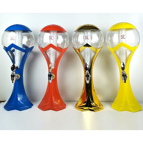 THÁP RÓT BIA CÚP + ĐÈN LED 7 MÀU