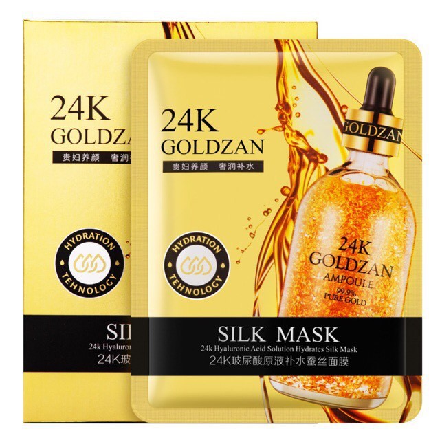 Mặt Nạ Vàng Trắng Da 24K GoldZan.
