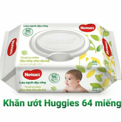 Khăn ướt Huggies 64 miếng