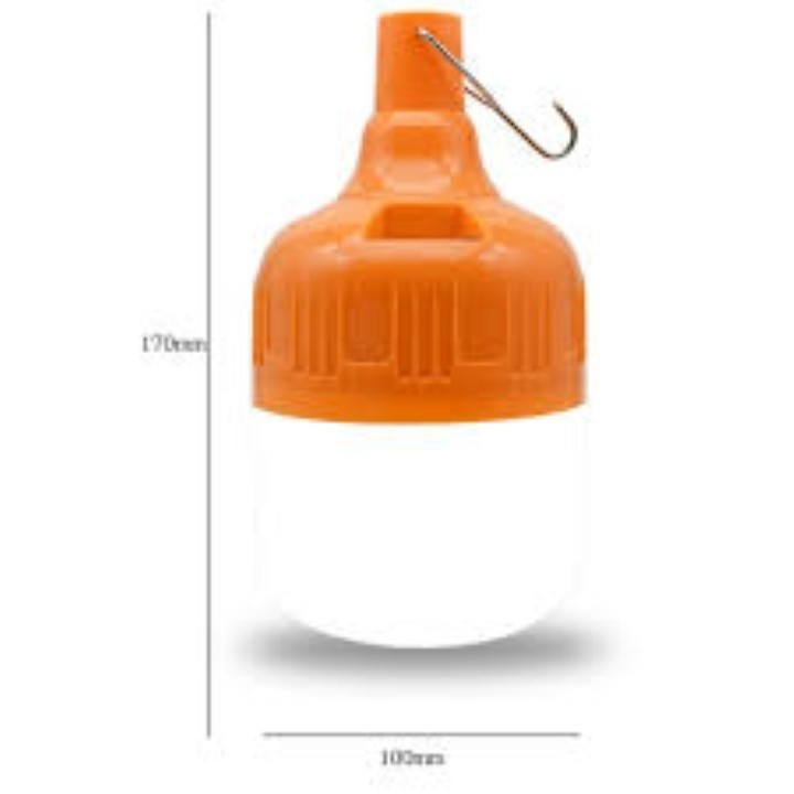 Bóng đèn tích điện 100W từ 6-8h tặng 1 dây sạc USB