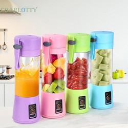 [MIỄN PHÍ SHIP]Máy xay sinh tố 6 lưỡi dao không dây cầm tay 380ml  - CÓ CẮM XẠC TÍCH ĐIỆN