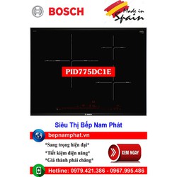 Bếp từ 3 vùng nấu cao cấp pid775dc1e 5 mức công suất chiên, xào, rán nhập khẩu tây ban nha