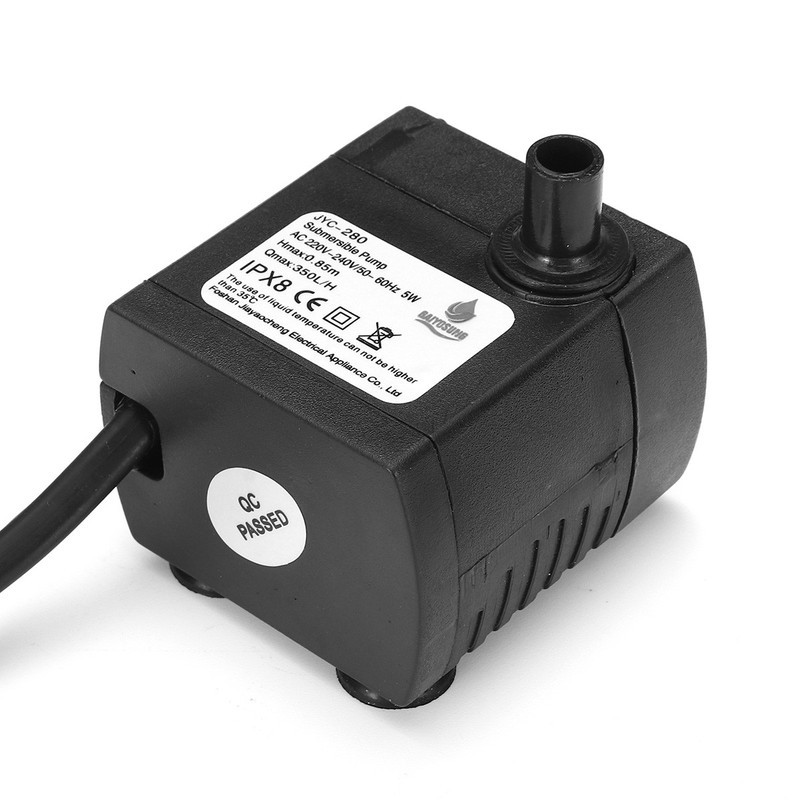 Máy bơm chìm mini 3W/5W cho bể cá , bể thủy sinh