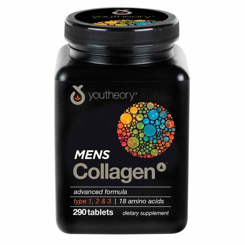 Collagen men Youtheory Mens Collagen cho Nam – type 1 2 & 3 290vien – SL767