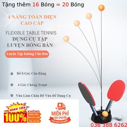 Bóng bàn – bóng bàn phản xạ – bóng bàn tự động – bóng bàn cho bé – Tặng 20 bóng + 02 dây cáp 1m + 01 đế ABS cao cấp – BBTD09