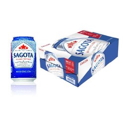 Bia Sagota không cồn 330ml Thùng 24 Lon