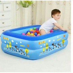 Bể bơi phao chữ nhật 2 tầng 1m2 cho bé