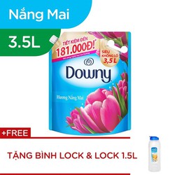 [Tặng Bình Nước LocknLock 1.5L] Nước Xả Vải Downy Nắng Mai 3.5L/Túi