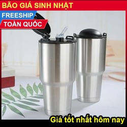 Ly giữ nhiệt Thái Lan 900ml đã kèm Dây đeo + Ống hút bình nước