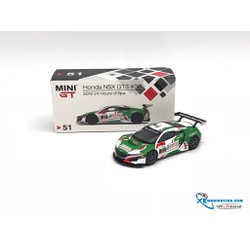 Xe Mô Hình Honda NSX GT3 #30 2018 24 Hours of Spa LHD 1:64 MiniGT Xanh lá Castrol #30 Xe Mô Hình Honda NSX GT3 #30 2018 24 Hours of Spa LHD 1:64 MiniGT Xanh lá Castrol #30