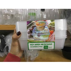 10 hộp nhựa hình chữ nhật 550ml , 650ml , 750ml , 1000ml – 550ml