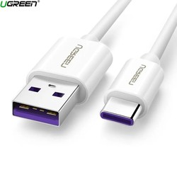 Dây USB sang USB Type-C vỏ ABS Ugreen 40888 1M màu Trắng US253