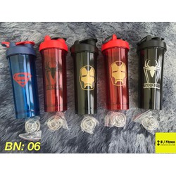 BÌNH NƯỚC TẬP GYM SIÊU ANH HÙNG 850ML – BN: 07