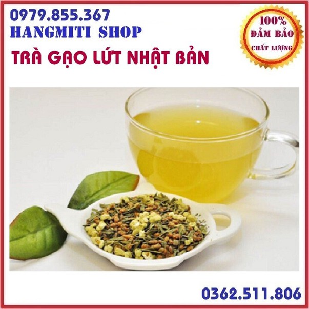 Trà xanh gạo lứt rang Kunitaro Nhật Bản chính hãng