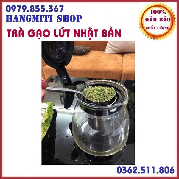 Trà xanh gạo lứt rang Kunitaro Nhật Bản chính hãng