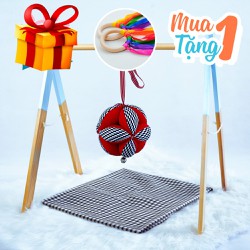 Bóng múi luyện chân – Bóng múi Montessori ẢNH THẬT- Đồ chơi an toàn 0-6 tháng – BONGMUI01