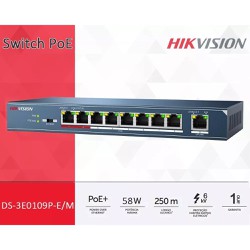 Switch PoE 8 cổng 100M Hikvision DS-3E0109P-E/M(B)