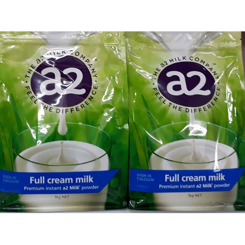 Sữa A2 túi 1kg, nội địa Úc - nguyên kem thơm ngon chứa Protein A2