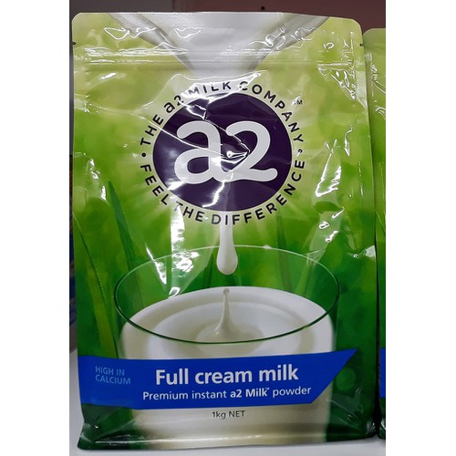 Sữa A2 túi 1kg, nội địa Úc - nguyên kem thơm ngon chứa Protein A2