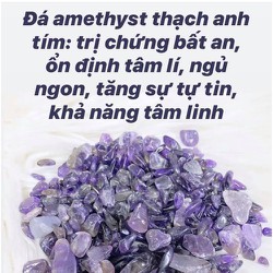 Đá thạch anh tím vụn 140k/kg – TATV
