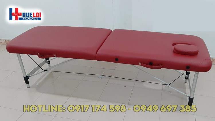 Giường massage gấp gọn chân hợp kim nhôm M4