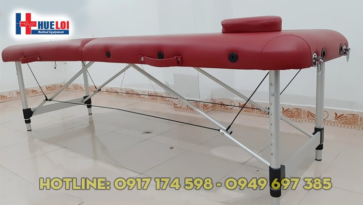 Giường massage gấp gọn chân hợp kim nhôm M4