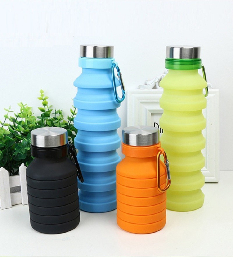BÌNH NƯỚC GẤP GỌN SILICON 550ML