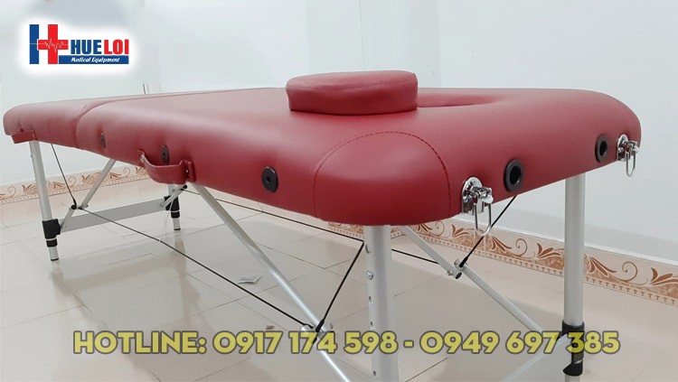 Giường massage gấp gọn chân hợp kim nhôm M4
