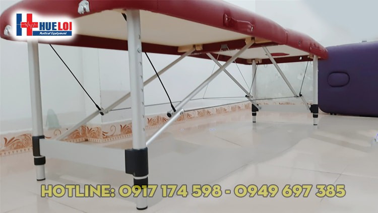 Giường massage gấp gọn chân hợp kim nhôm M4