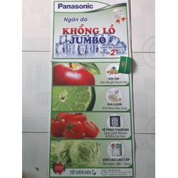 Tem dán tủ lạnh PANASONIC khổng lồ tặng kèm keo dán